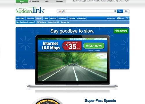 suddenlink download speed test