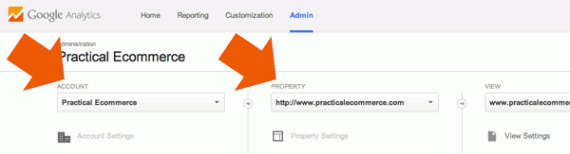 It is possible to have several accounts and properties in Google Analytics.