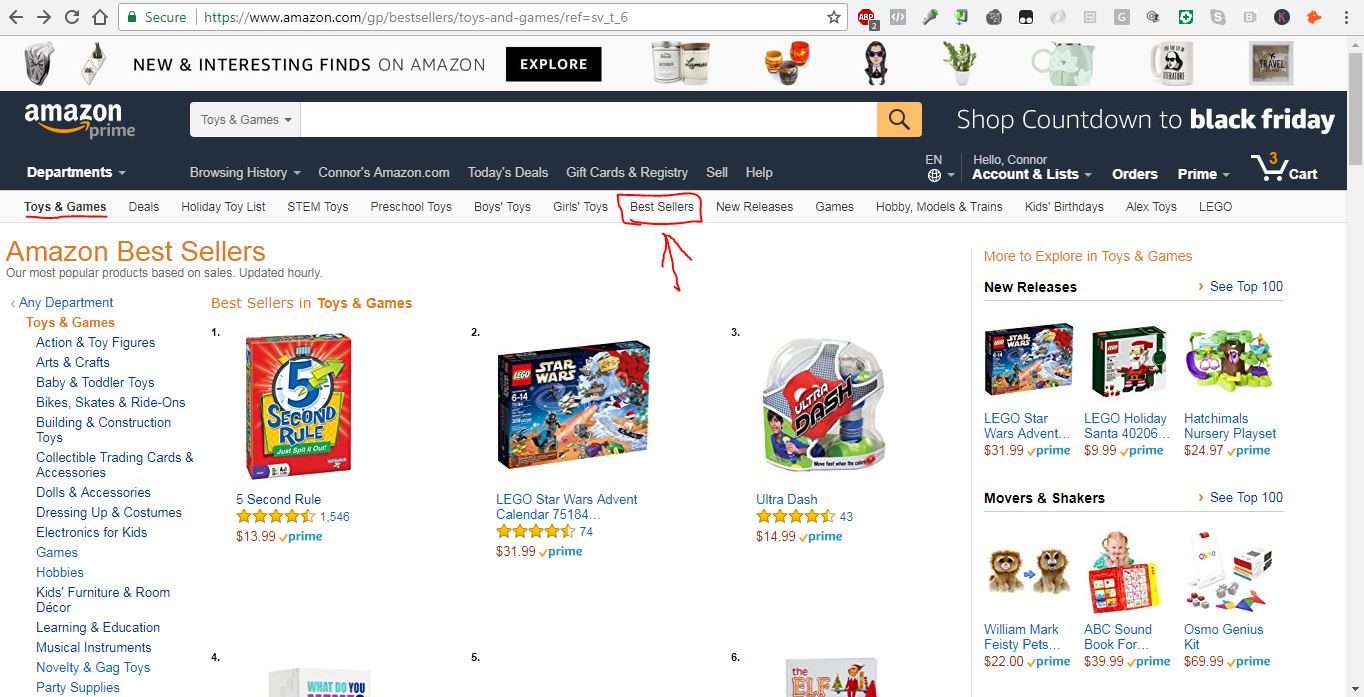 amazon top sellers games