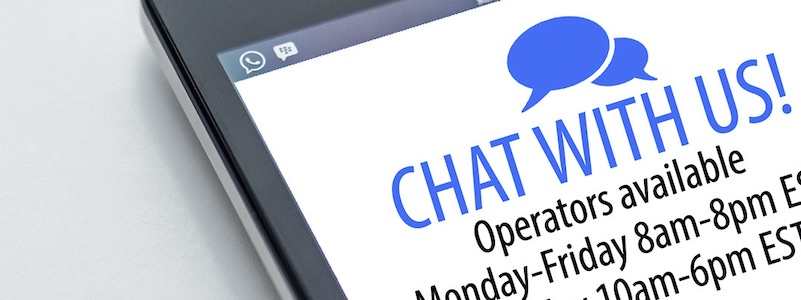 Live chat help available