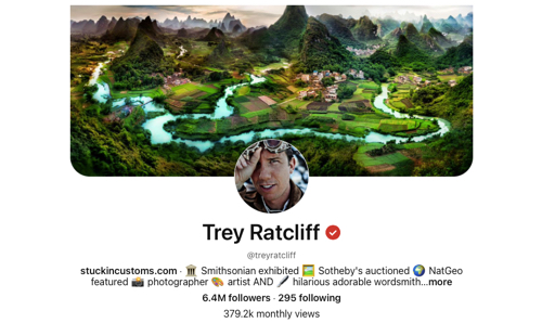 Trey Ratcliff's Pinterest page