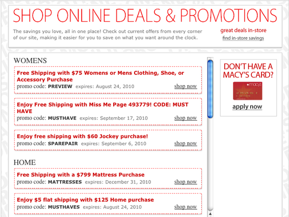 Example - Applying a coupon code to receive free shipping